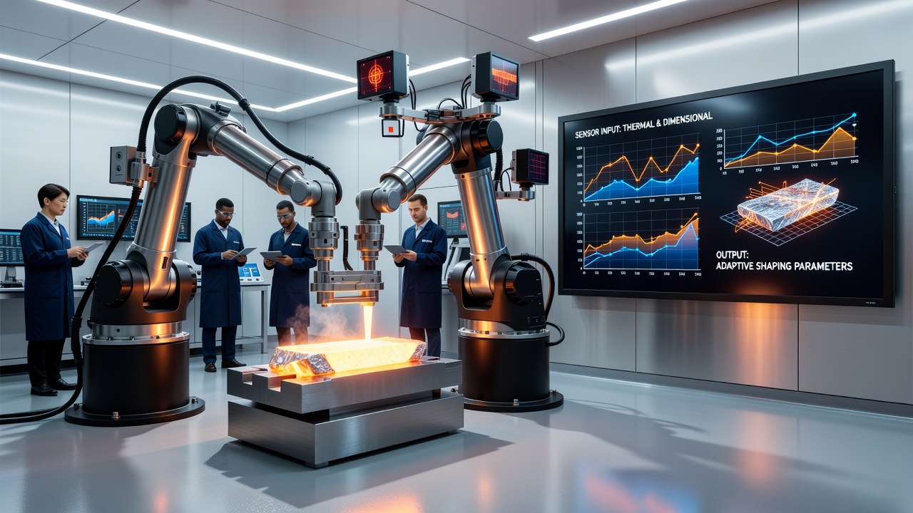 Exploring Sensor-Driven Feedback Loops in Real-Time Alloy Shaping Processes